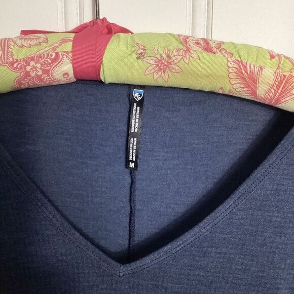 Kuhl Women’s Inara Dress Sz M Blue Geometric Mini Pocket - Picture 2 of 6